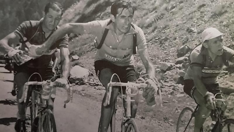 Coppi, Bartali e la borraccia