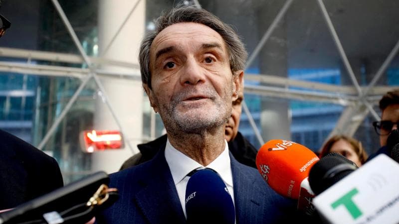 Il presidente di regione Lombardia Attilio Fontana
