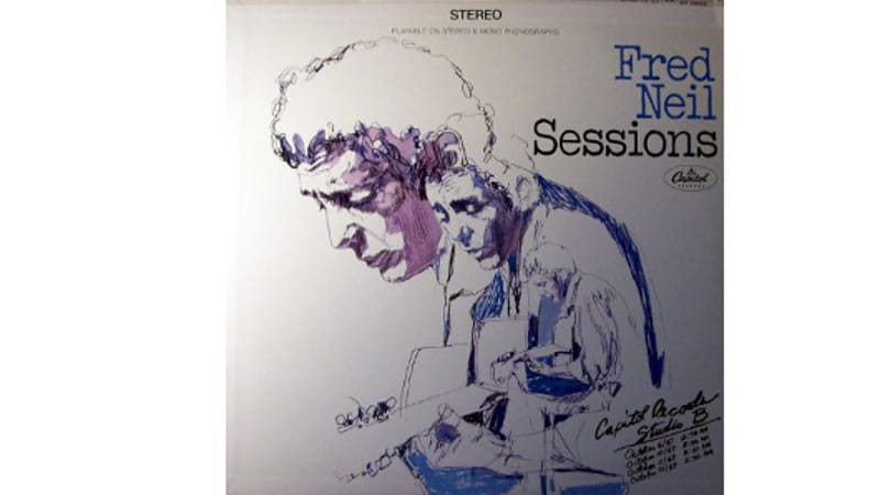 La copertina dell’album di Fred Neil Sessions (1968) che contiene Look Over Yonder
