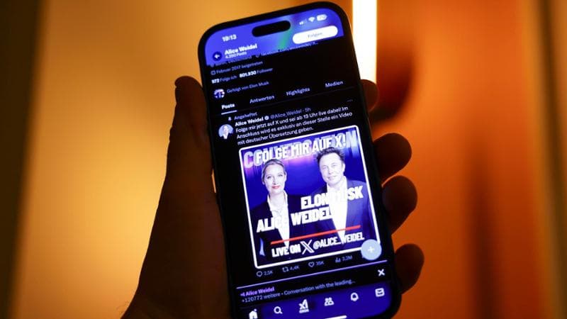 Musk duetto show con Weidel: “Afd salverà la Germania”. E lei: “Hitler comunista”