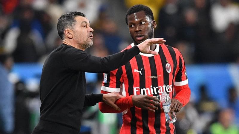 Conceiçao: “Il Milan ha vinto sette Champions, una Supercoppa non può saziarci”