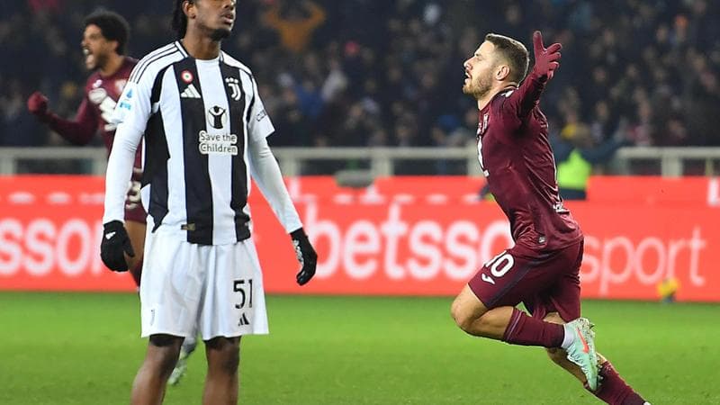 Vlasic dopo il gol del pareggio
