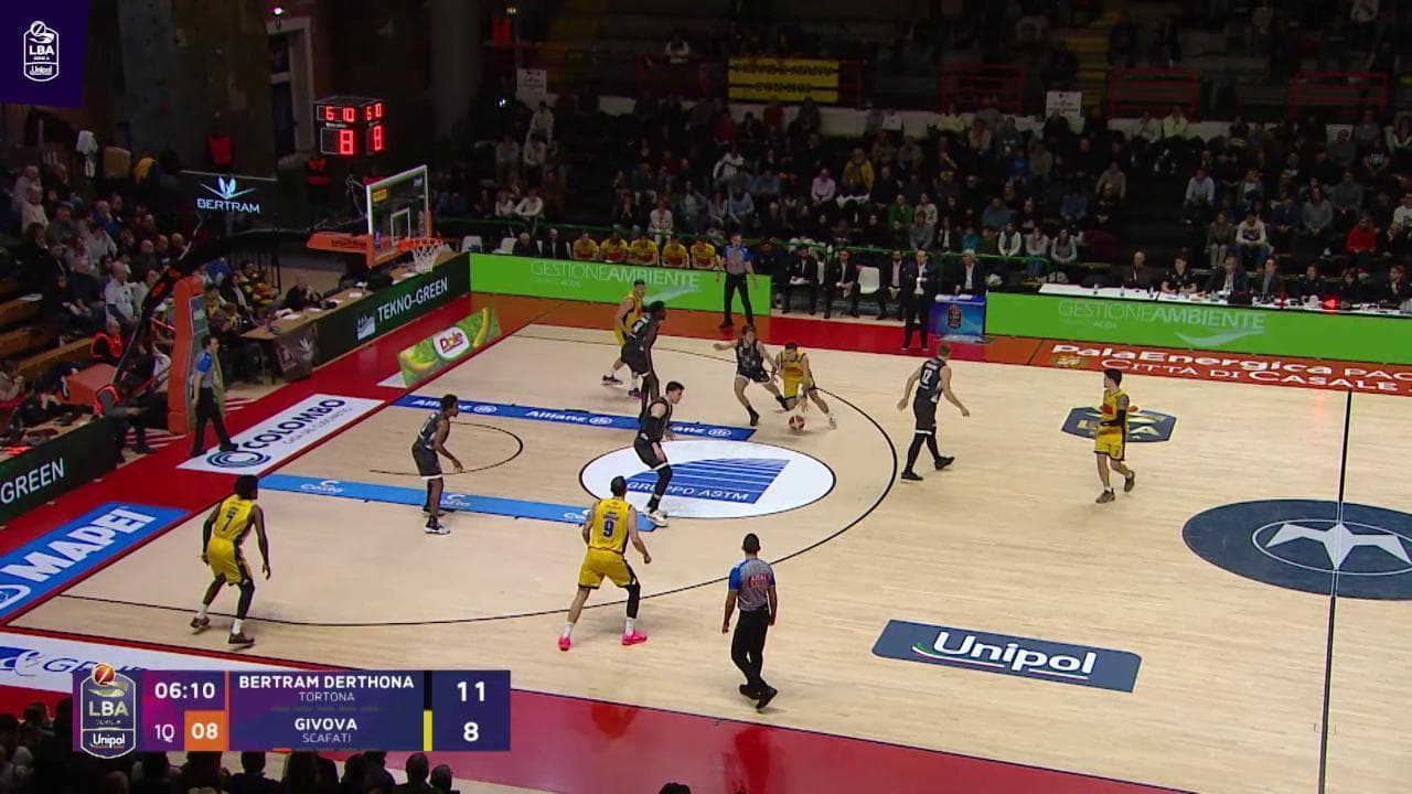 Basket serie A, gli highlights di Tortona vs Scafati