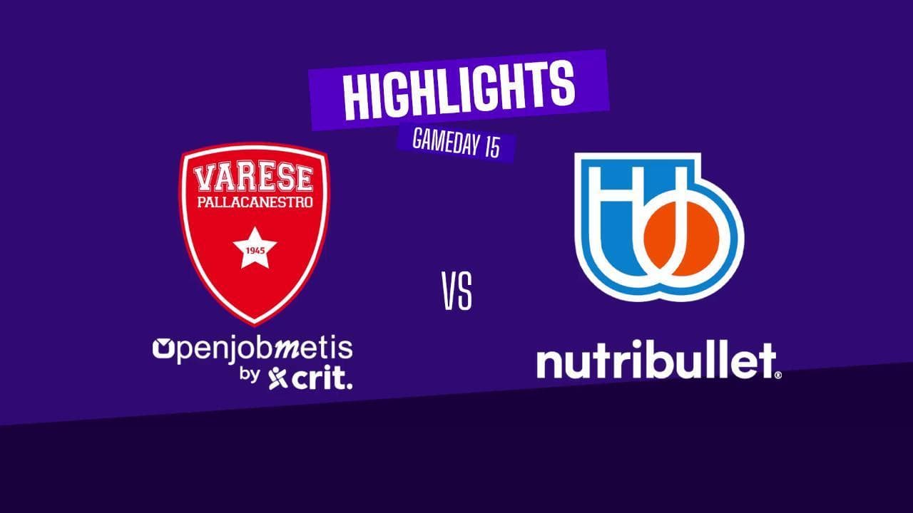 Basket serie A, gli highlights di Varese - Treviso