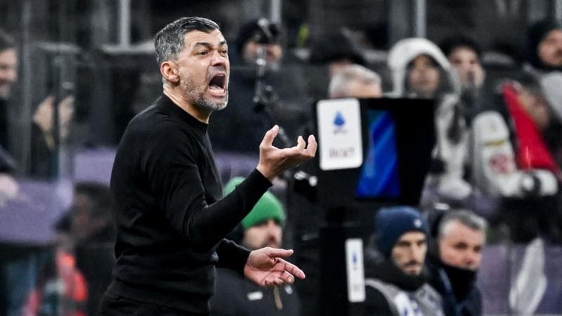 L'allenatore del Milan, Sergio Conceicao