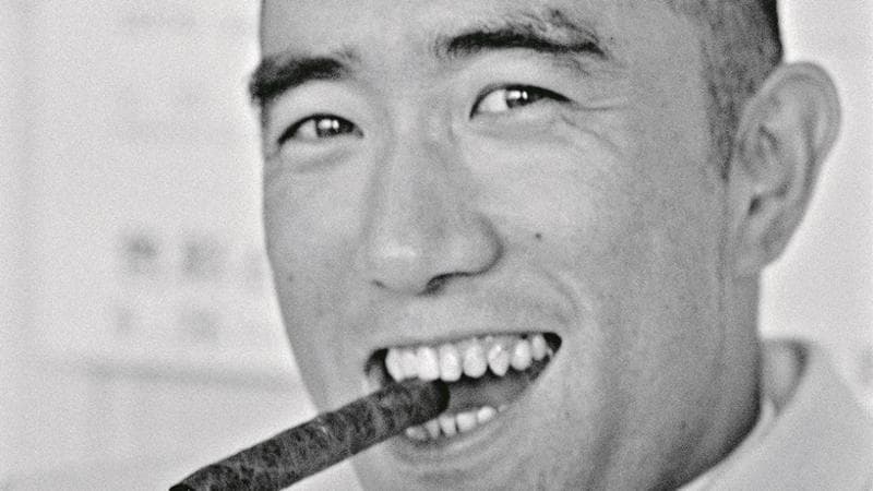 Lo scrittore Mishima Yukio (1925-1970)