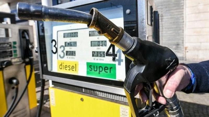 Una pompa di benzina