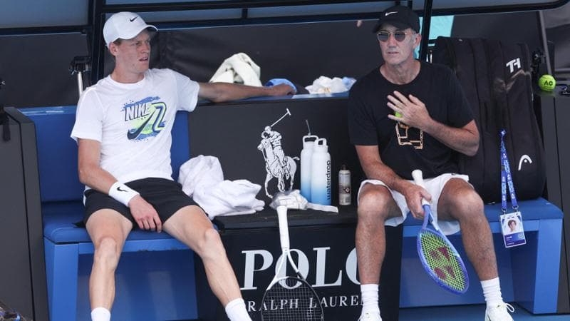 Sinner con Cahill a Melbourne