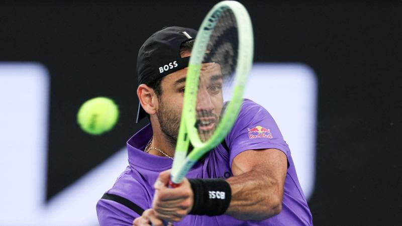 Berrettini battuto da Rune agli Australian Open: “Sono arrabbiato, questo significa che sto bene”
