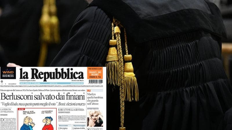 Berlusconi e il ricatto sulla giustizia del 2010
