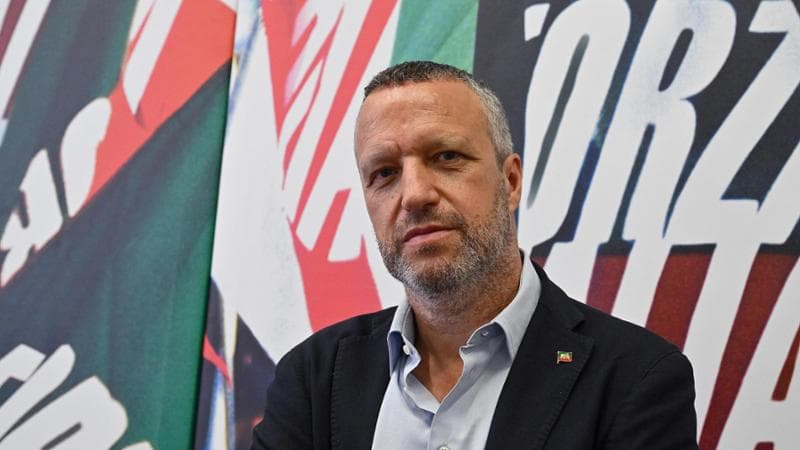 Flavio Tosi durante una conferenza stampa nella sede di Forza Italia, Roma, 15 giugno 2022.  ANSA / ETTORE FERRARI