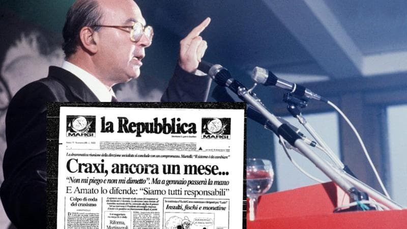 Craxi, l’avviso di garanzia non fu che l’inizio