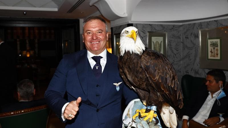 Il falconiere della Lazio è pura letteratura che diventa vita