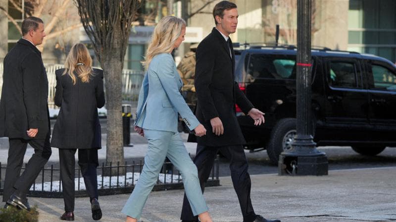 Ivanka Trump e Jared Kushner a Washington per l'Inauguration Day