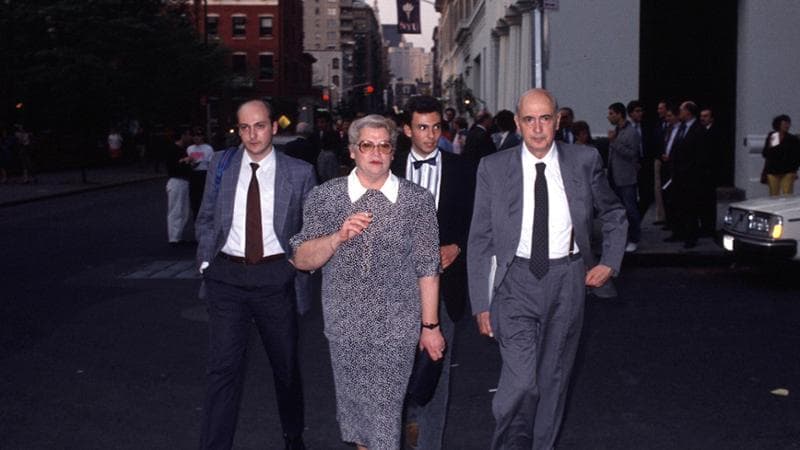 Giorgio Napolitano con la moglie Clio e i figli Giovanni e Giulio&nbsp;
