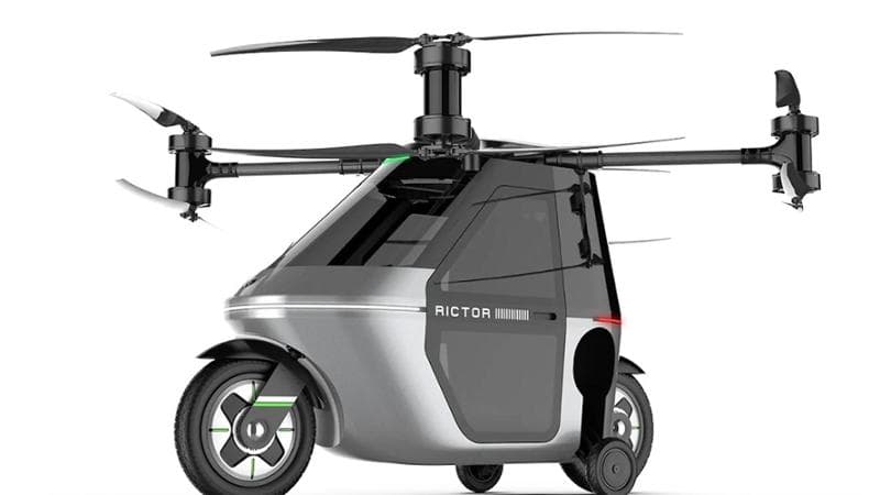 Arriva la moto volante: è elettrica e costa come una berlina