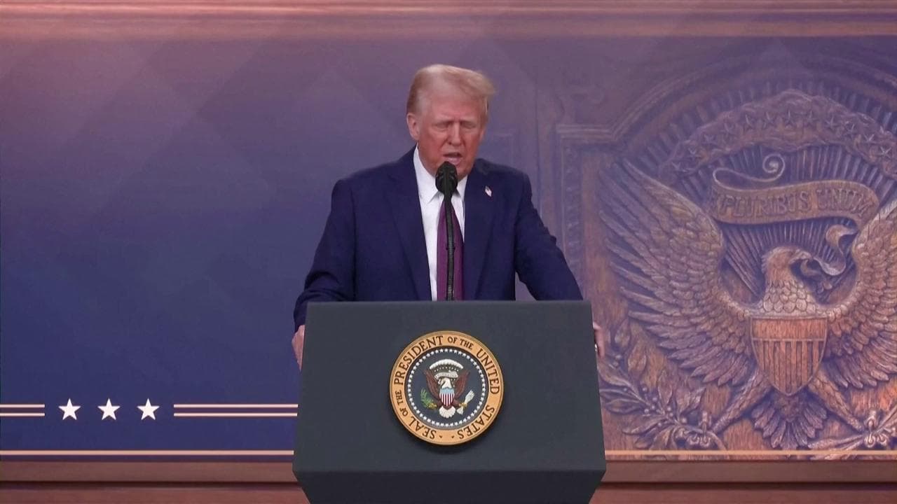 Davos 2025, Trump: "L'Ue ci tratta male, farò qualcosa per bilanciare"