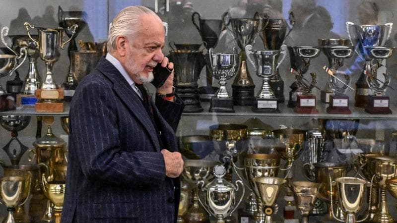 Aurelio De Laurentiis, presidente del Napoli