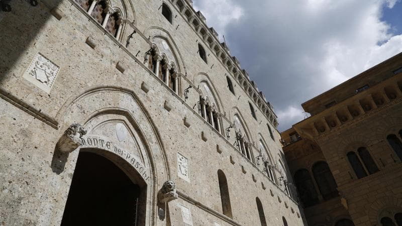 Rocca Salimbeni, sede del Monte dei Paschi a Siena
