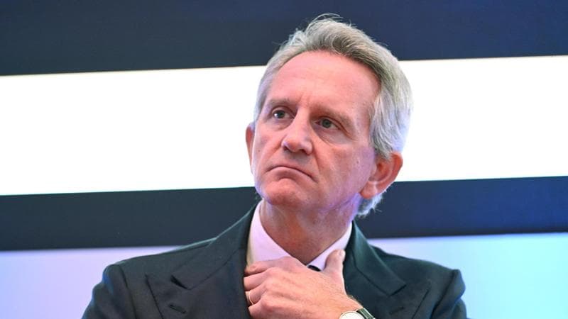 Alberto Nagel, AD Mediobanca alla conferenza stampa di presetazione di Mediobanca Premier per il risparmio delle famiglie, Milano, 16 gennaio 2024. ANSA/DANIEL DAL ZENNARO