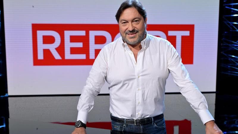 Il conduttore di Report, Sigfrido Ranucci

