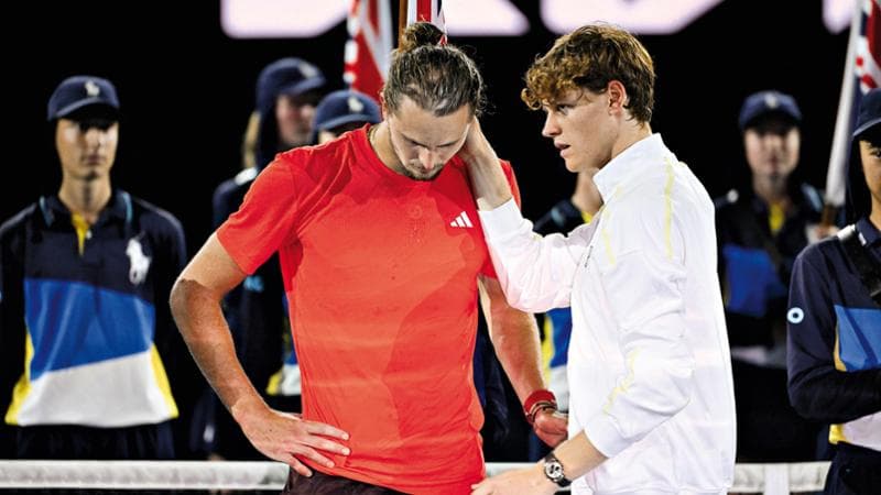 Il signore del tennis: Sinner riconquista Melbourne, annienta Zverev e poi lo consola