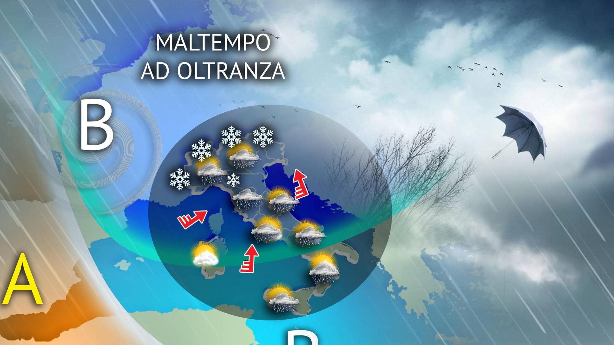 Hava Tahmini, Acı Sonuna Kötü Hava: Şubat başına kadar yağmurlar ve duşlar