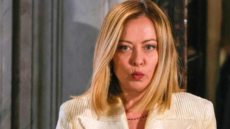 La presidente del Consiglio Giorgia Meloni