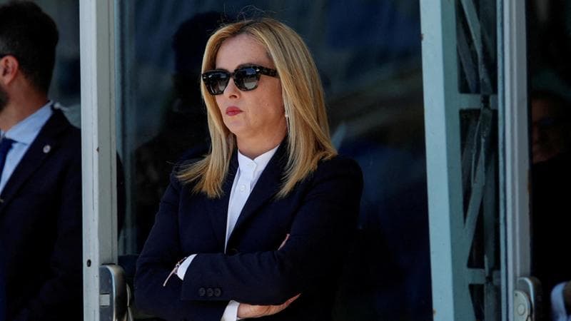 La premier Giorgia Meloni