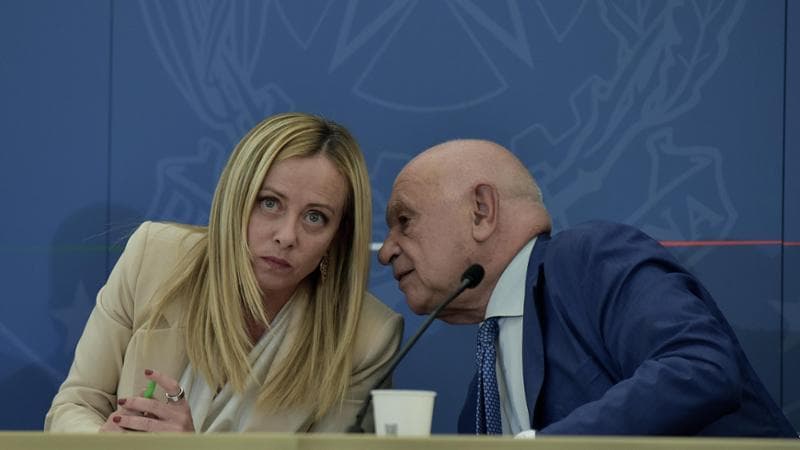 Giorgia Meloni con Carlo Nordio