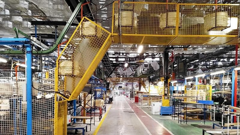 La fabbrica della ex Candy di Brugherio, ora Haier Europe

