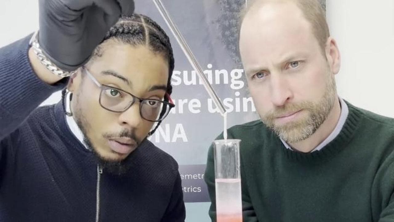 "Salviamo la natura": il principe William estrae il Dna di una fragola insieme al tiktoker Big Manny