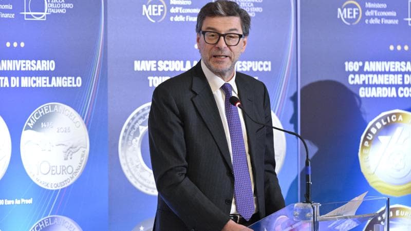 Il ministro dell'Economia Giancarlo Giorgetti