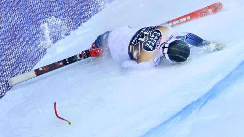 La caduta a Wengen 2024 di Aleksander Aamodt Kilde, reduce da giornate molto intense di gare e cerimoniali