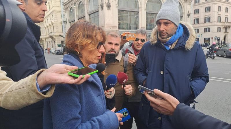 L'arrivo a Palazzo Chigi di Giulia Bongiorno, avvocato e senatrice della Lega
