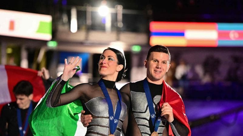 Charlene Guignard e Marco Fabbri