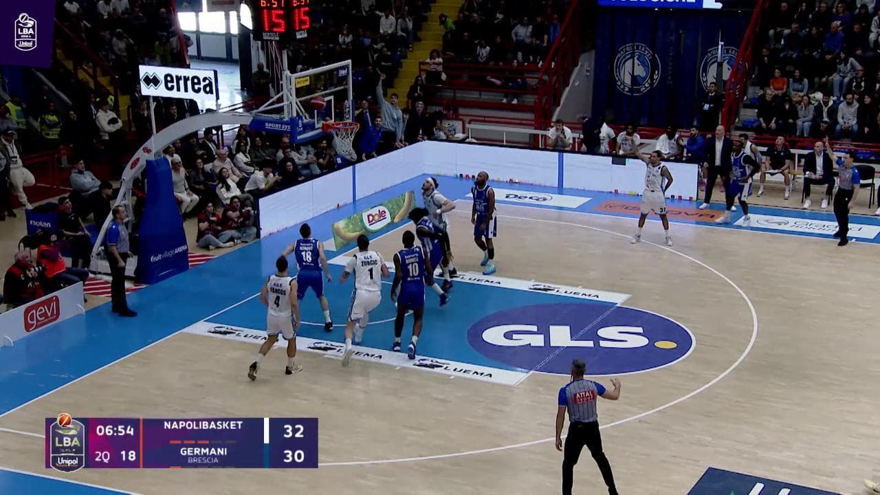 Basket serie A, gli highlights di Napoli vs Brescia