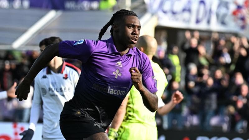 Kean esulta dopo il gol