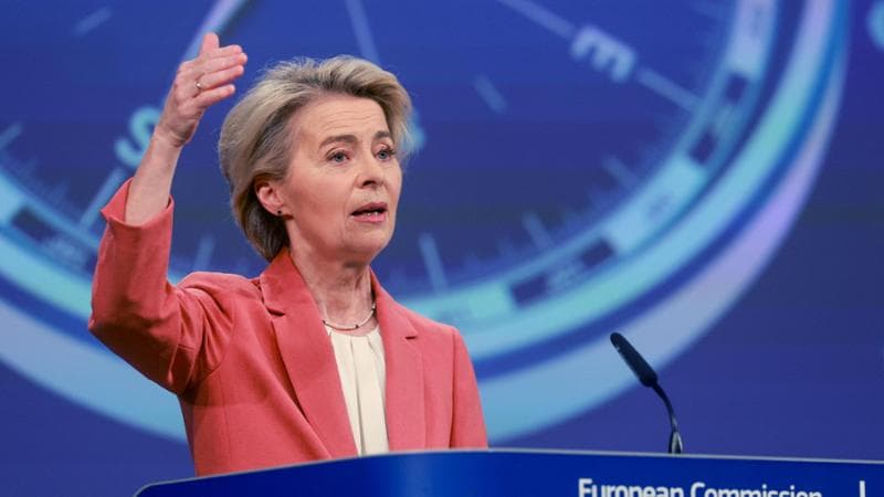 La presidente Ursula von der Leyen
