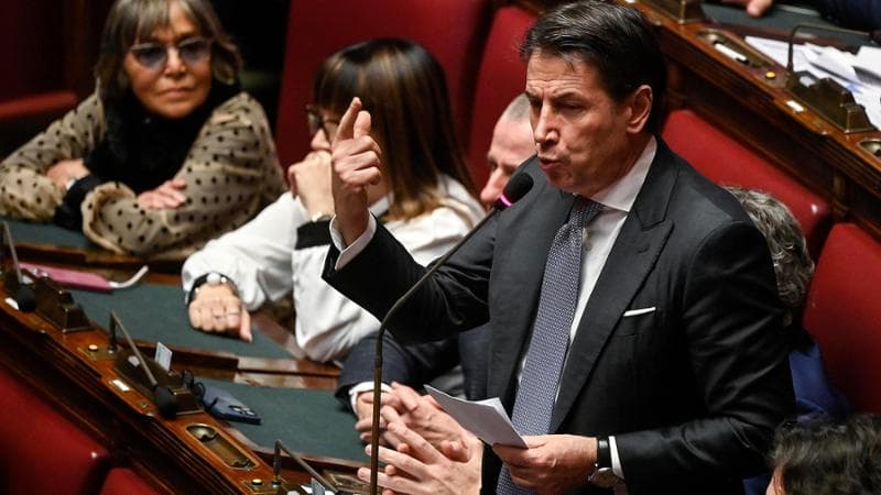 Il presidente M5s Giuseppe Conte
