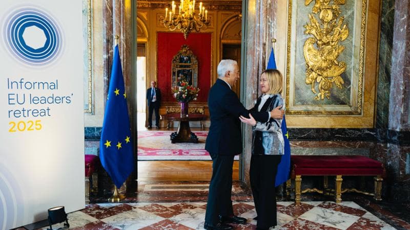 Antonio Costa e Giorgia Meloni