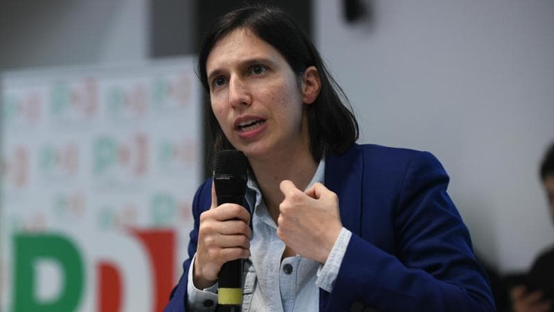 La segretaria del Pd, Elly Schlein