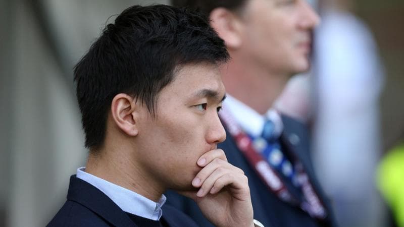 L'ex presidente dell'Inter, Steven Zhang