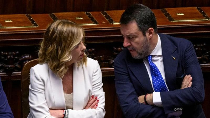 La premier Giorgia Meloni e il vicepremier Matteo Salvini
