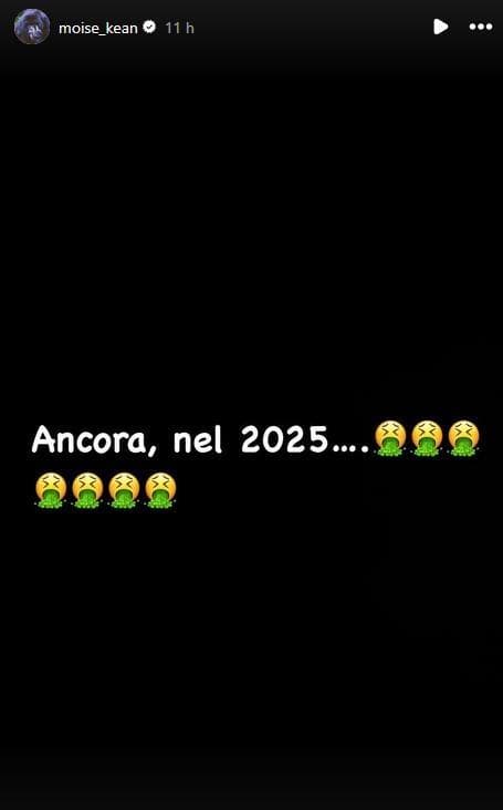 Il post su Instagram di Kean in risposta agli insulti razzisti