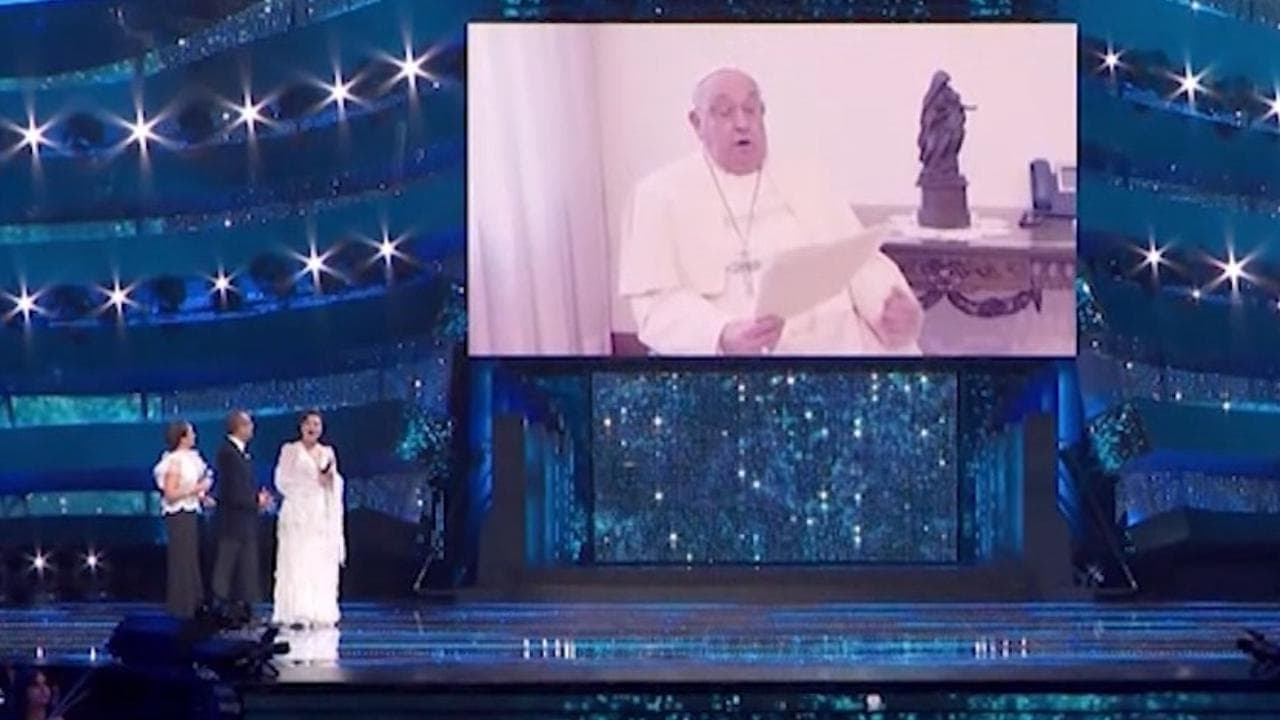 Sanremo, il Papa: "La musica è bellezza e strumento di pace, raggiunga il cuore di tutti"