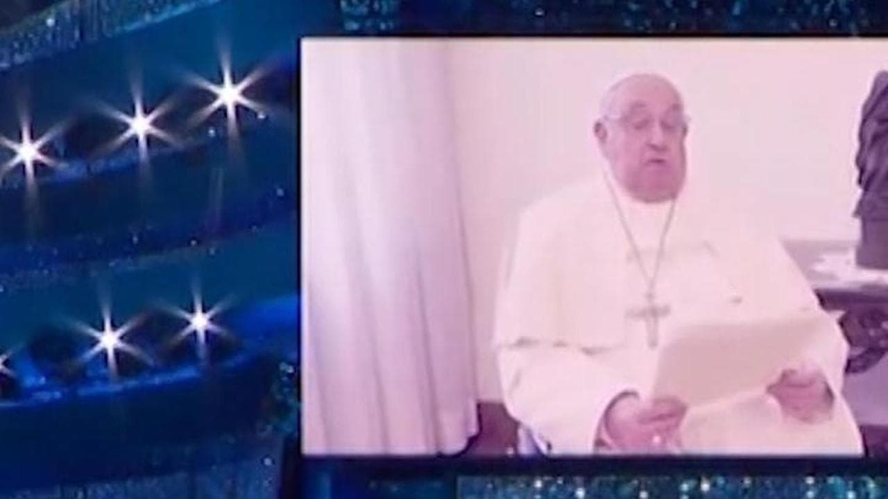 Sanremo, il Papa: "Musica è bellezza e strumento di pace, che possa raggiungere il cuore di tutti"