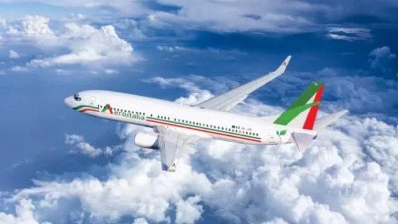 Un Boeing 737-800 di Aeroitalia