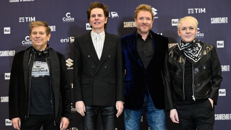 Duran Duran a Sanremo: “Eravamo dei pazzi ma le cose cambiano. Siamo innamorati dei Måneskin”