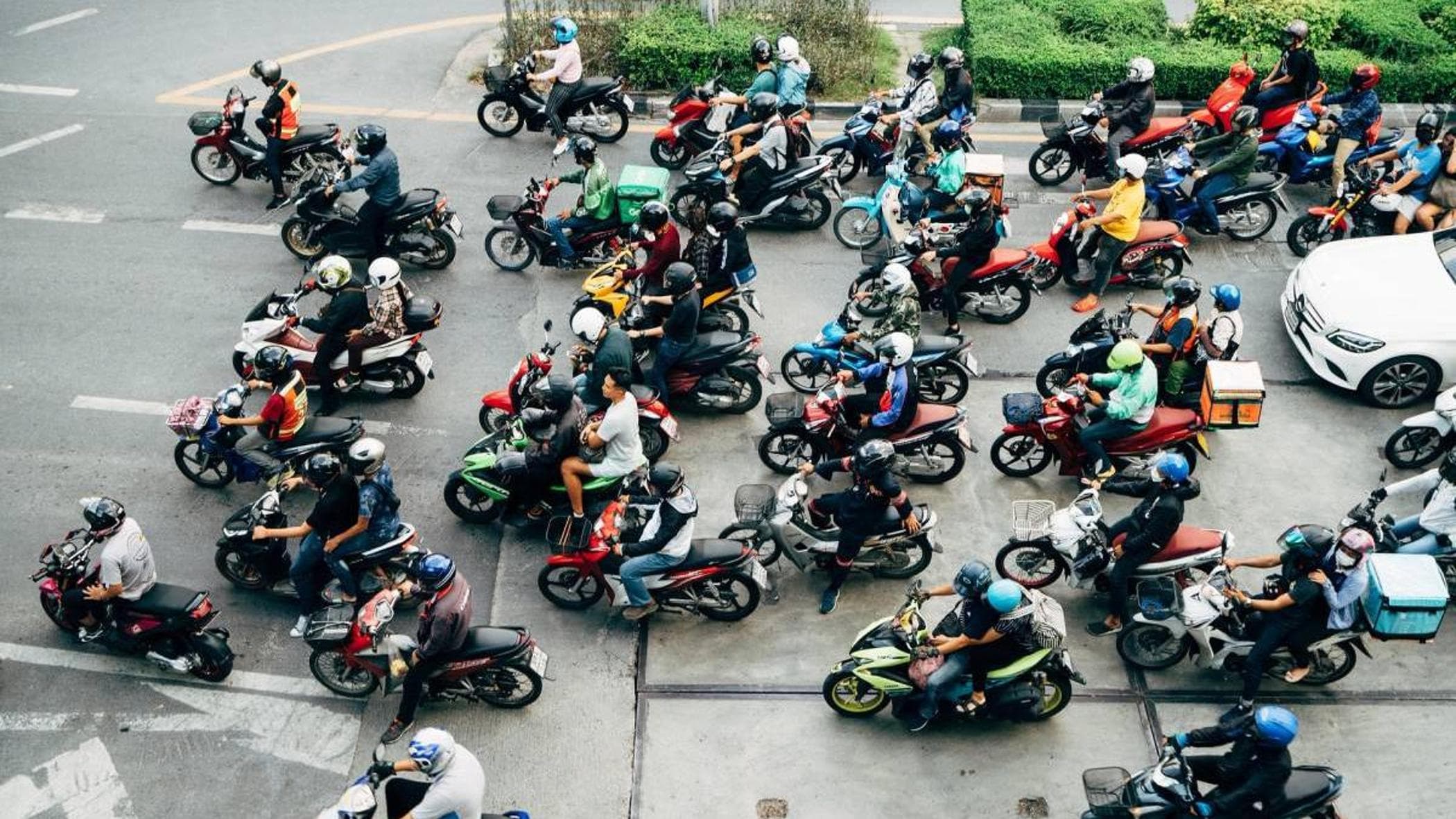 Aile başına birden fazla scooter olan 10 ülke. Lider Asya, ancak İtalya ilk ona dokunuyor